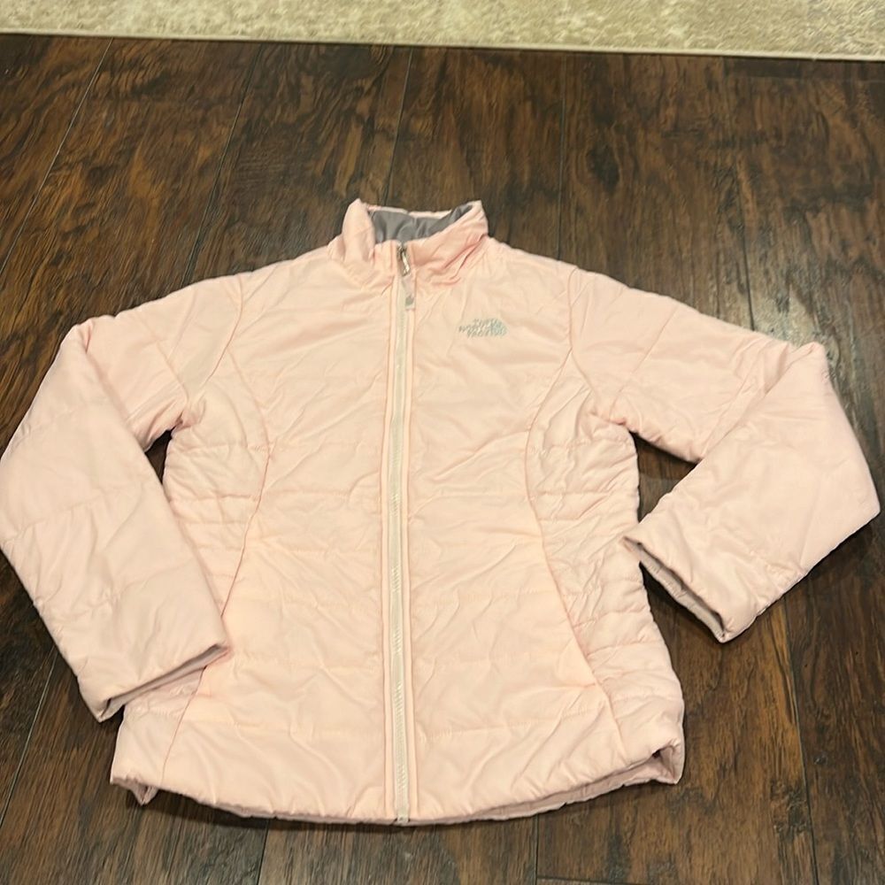 The North Face Girls Harway Insulated Jacket Coat Large 14/16 EUC light pink